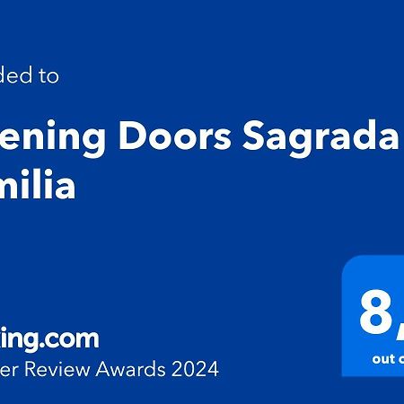 バルセロナOpening Doors Sagrada Familiaアパートメント エクステリア 写真